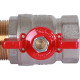 Кран шаровой ROMMER 1 1/4 ВР/НР ручка бабочка RBV-0004-0210232