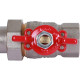 Кран шаровой ROMMER с американкой ВР/НР ручка бабочка 1/2 RBV-0005-0510215