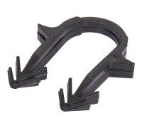 Скоба якорная STOUT с двойным креплением для труб 16-20 мм черная SMF-0004-001620