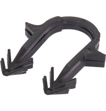 Скоба якорная STOUT с двойным креплением для труб 16-20 мм черная SMF-0004-001620