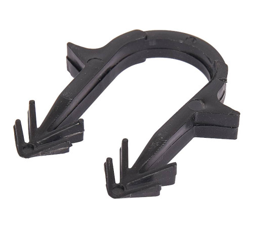 Скоба якорная STOUT с двойным креплением для труб 16-20 мм черная SMF-0004-001620