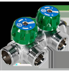 Коллектор регулирующий STOUT 3/4 2 отвода 3/4 EK SMB-6850-343402