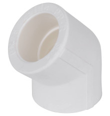 Угольник Kalde 45° 32 мм полипропиленовый белый 3212-elb-320045