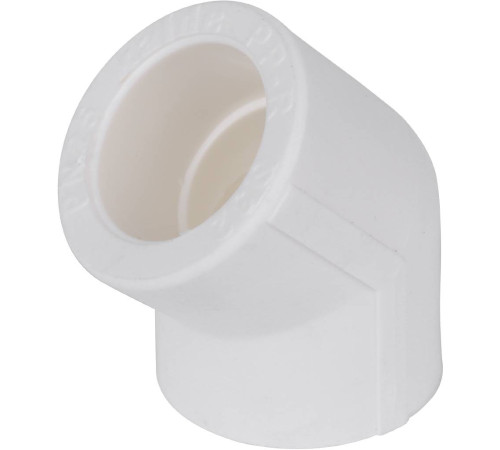 Угольник Kalde 45° 32 мм полипропиленовый белый 3212-elb-320045