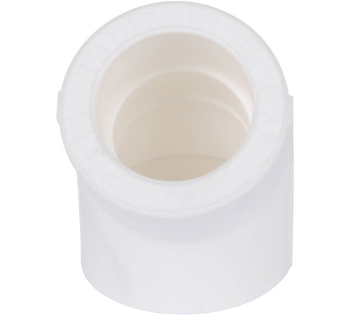 Угольник Kalde 45° 32 мм полипропиленовый белый 3212-elb-320045