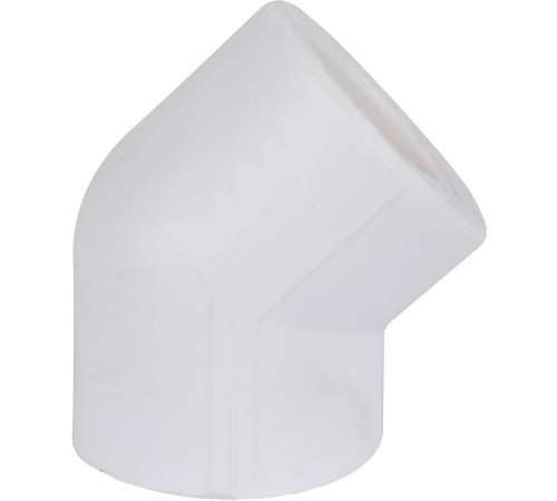 Угольник Kalde 45° 32 мм полипропиленовый белый 3212-elb-320045