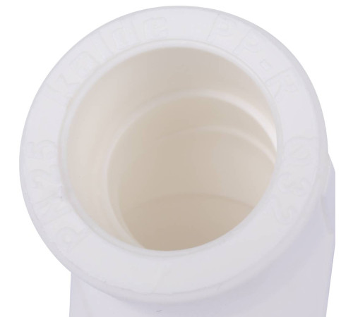 Угольник Kalde 45° 32 мм полипропиленовый белый 3212-elb-320045