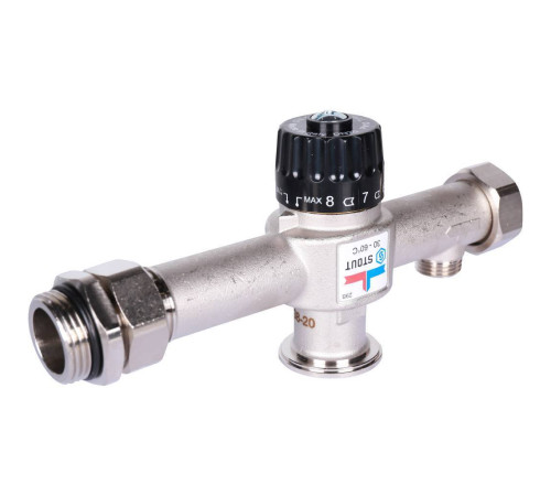 Насосно-смесительный узел STOUT SDG-0120 30-60°C без насоса SDG-0120-007000