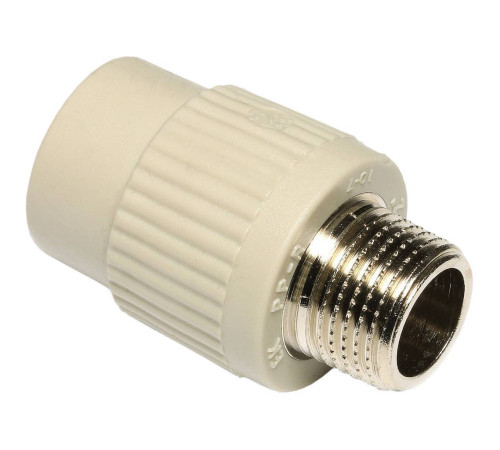 Муфта полипропиленовая Ekoplastik с наружной металлической резьбой 32x1 с многогранником SZE03232OKRCT