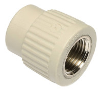 Муфта Ekoplastik PPR с внутренней металлической резьбой 25x1/2 SZI02520RCT