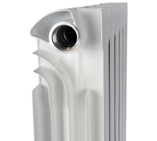 Радиатор алюминиевый STOUT VEGA 500 6 секций боковое подключение белый RAL 9016 SRA-1310-050006