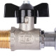 Кран шаровой STOUT 1/2x1/2 НР-накидная гайка бабочка SVB-1009-000015