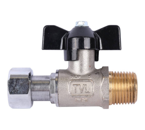 Кран шаровой STOUT 1/2x1/2 НР-накидная гайка бабочка SVB-1009-000015