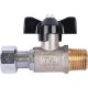 Кран шаровой STOUT 1/2x1/2 НР-накидная гайка бабочка SVB-1009-000015