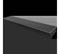 Конвектор внутрипольный ROMMER RCN 80х200х1200 мм роликовая решетка анодированный алюминий RCN1-1000-0820120