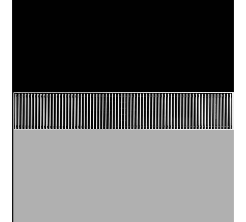 Конвектор внутрипольный ROMMER RCN 80х200х1200 мм роликовая решетка анодированный алюминий RCN1-1000-0820120