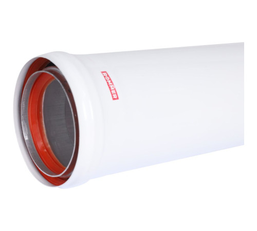 Удлинитель дымохода утепленный ROMMER 80/100 мм 250 мм RCA-0080-800250