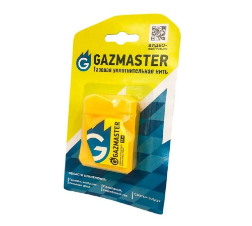 Уплотнительная нить СантехМастерГель GAZMASTER 25 м 61160