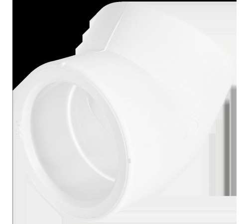 Угольник PRO AQUA PP-R 45° 50 мм Белый PA13516P