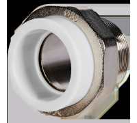 Муфта комбинированная разъемная Pro Aqua PP-R 50x2 НР белая PA21023
