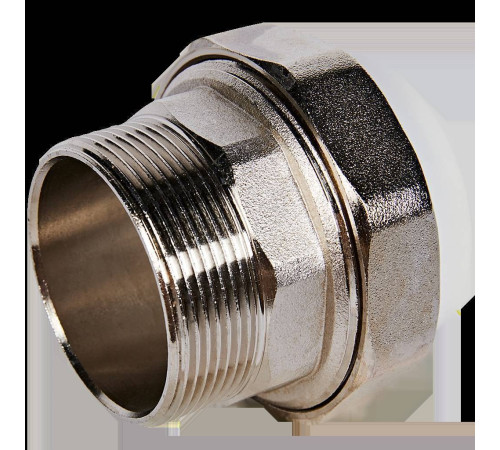 Муфта комбинированная разъемная Pro Aqua PP-R 50x2 НР белая PA21023