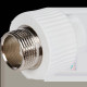Муфта комбинированная Pro Aqua PPR НР 20х3/4 белая PA23010P