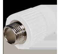 Муфта комбинированная Pro Aqua PPR НР 25х1/2 белая PA23012P