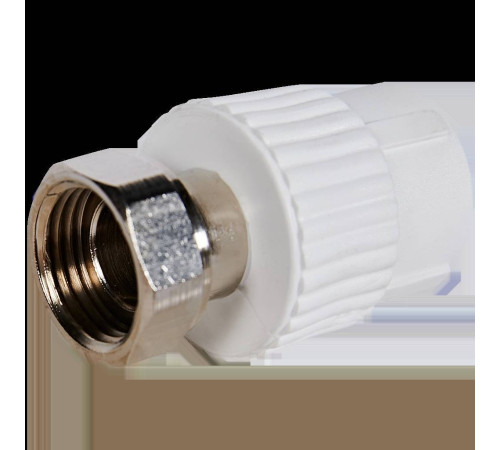 Муфта Pro Aqua PP-R 20 мм x 1/2 с накидной гайкой белая PA29008