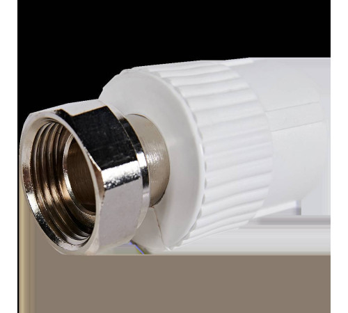 Муфта Pro Aqua PP-R 25 мм x 3/4 с накидной гайкой белая PA29014