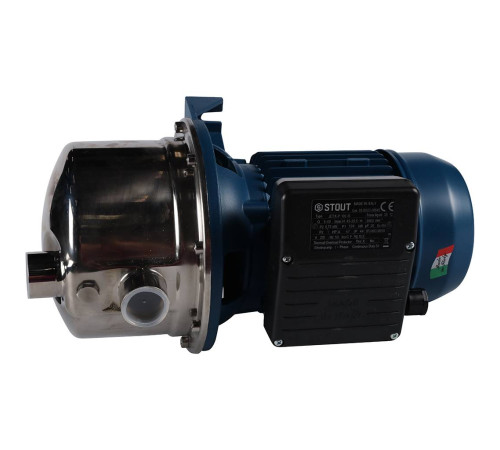 Насос поверхностный самовсасывающий STOUT SPJ-0003-000100