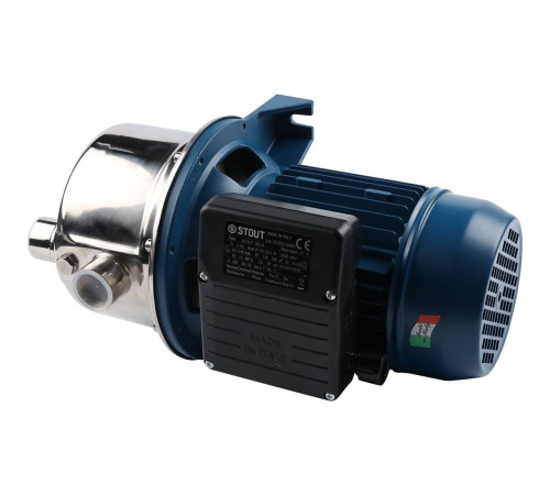 Насос поверхностный самовсасывающий STOUT SPJ-0003-000120