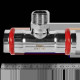 Тройник-переходник пресс-НР ROMMER 42x1 нержавеющая сталь RSS-0016-000421
