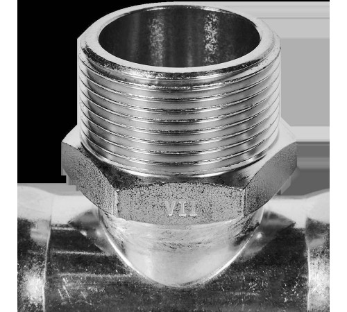 Тройник-переходник пресс-НР ROMMER 42x1 1/4 нержавеющая сталь RSS-0016-042114