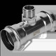 Тройник-переходник пресс-НР ROMMER 54x1 нержавеющая сталь RSS-0016-000541