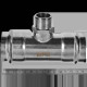 Тройник-переходник пресс-НР ROMMER 54x1 нержавеющая сталь RSS-0016-000541