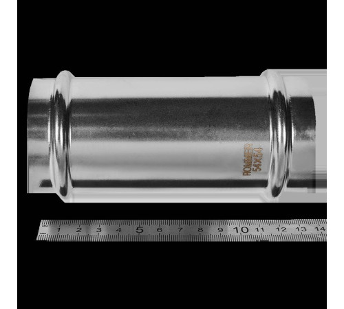 Муфта надвижная прессовая ROMMER 54 мм нержавеющая сталь RSS-0019-000054
