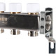 Коллекторная группа из нержавеющей стали с расходомерами ROMMER 5 выходов RMS-1200-000005