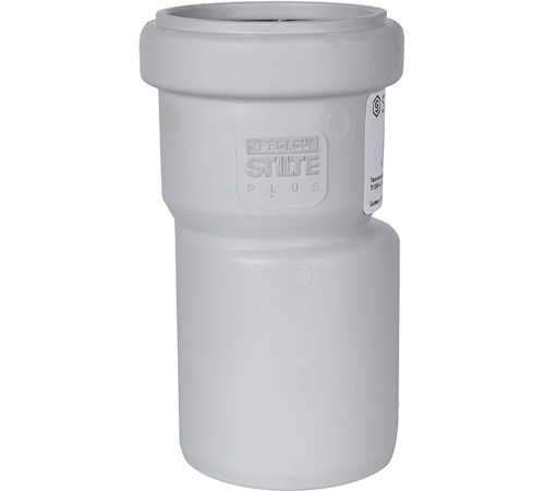 Переход эксцентрический канализационный бесшумный STOUT 58x50 мм SKB-0013-005850