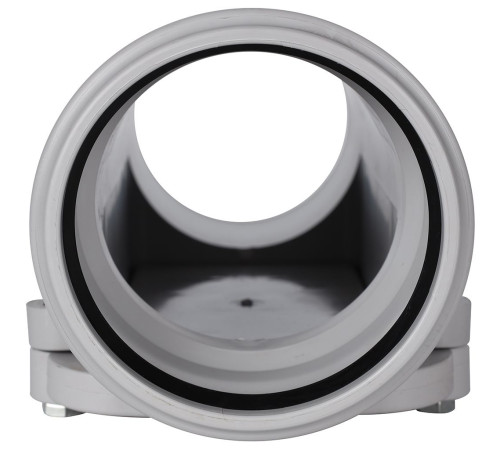 Ревизия канализационная бесшумная STOUT D 110 мм с прямоугольной крышкой SKB-0014-000110