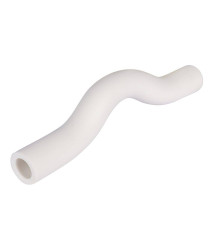 Обводное колено Политэк 20 мм полипропиленовое короткое белое 9000030020
