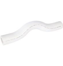 Обводное колено Политэк 40 мм полипропиленовое белое 9000030040