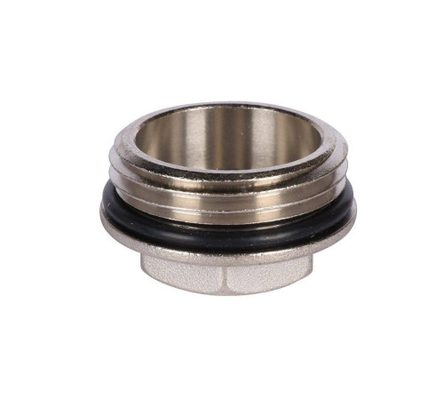 Заглушка концевая для коллектора ROMMER 1 НР никелированная RFP-0001-000001