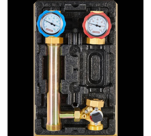 Насосная группа ROMMER RDG-1003 с трехходовым смесителем 1 без насоса правая RDG-1003-002501