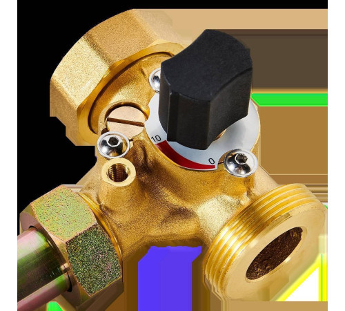 Насосная группа ROMMER RDG-1003 с трехходовым смесителем 1 без насоса правая RDG-1003-002501