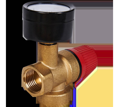 Клапан предохранительный ROMMER для отопления 1/2 x 3/4 3 бар RVS-0001-003015