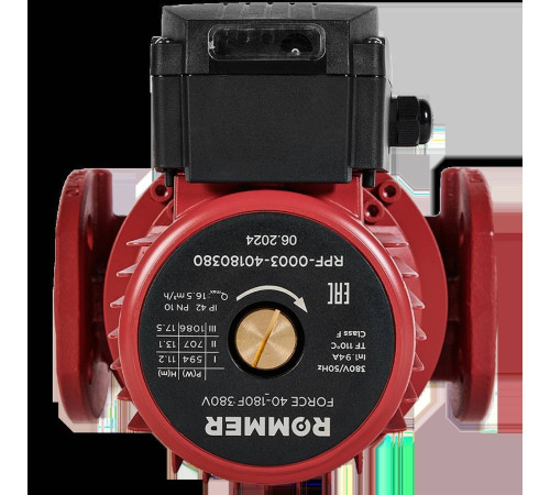 Насос циркуляционный фланцевый ROMMER FORCE 40-180F 380В RPF-0003-40180380
