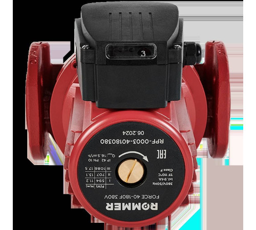 Насос циркуляционный фланцевый ROMMER FORCE 40-180F 380В RPF-0003-40180380