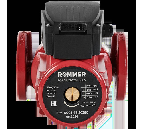 Насос циркуляционный фланцевый ROMMER FORCE 32-120F 380В RPF-0003-32120380