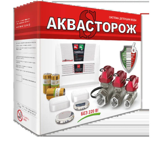 Система защиты от протечек Аквасторож Эксперт+ 1/2 RuB Оригинал Радио Э+21512Р