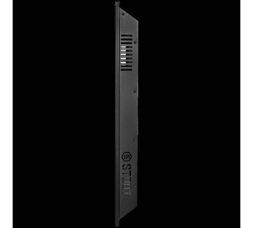 Отопительная панель STOUT WHITE STONE SCT 120х60 см белый гранит / черный корпус SCT-00WB-012060
